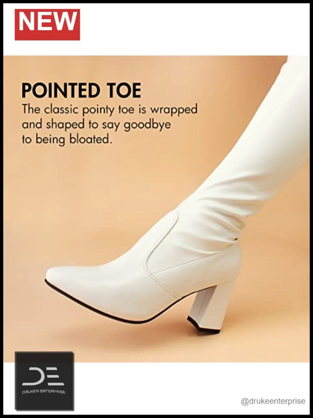 Women's Over the Knee Boots Pointed Toe High Heel Thigh High Stretch Vegan PU